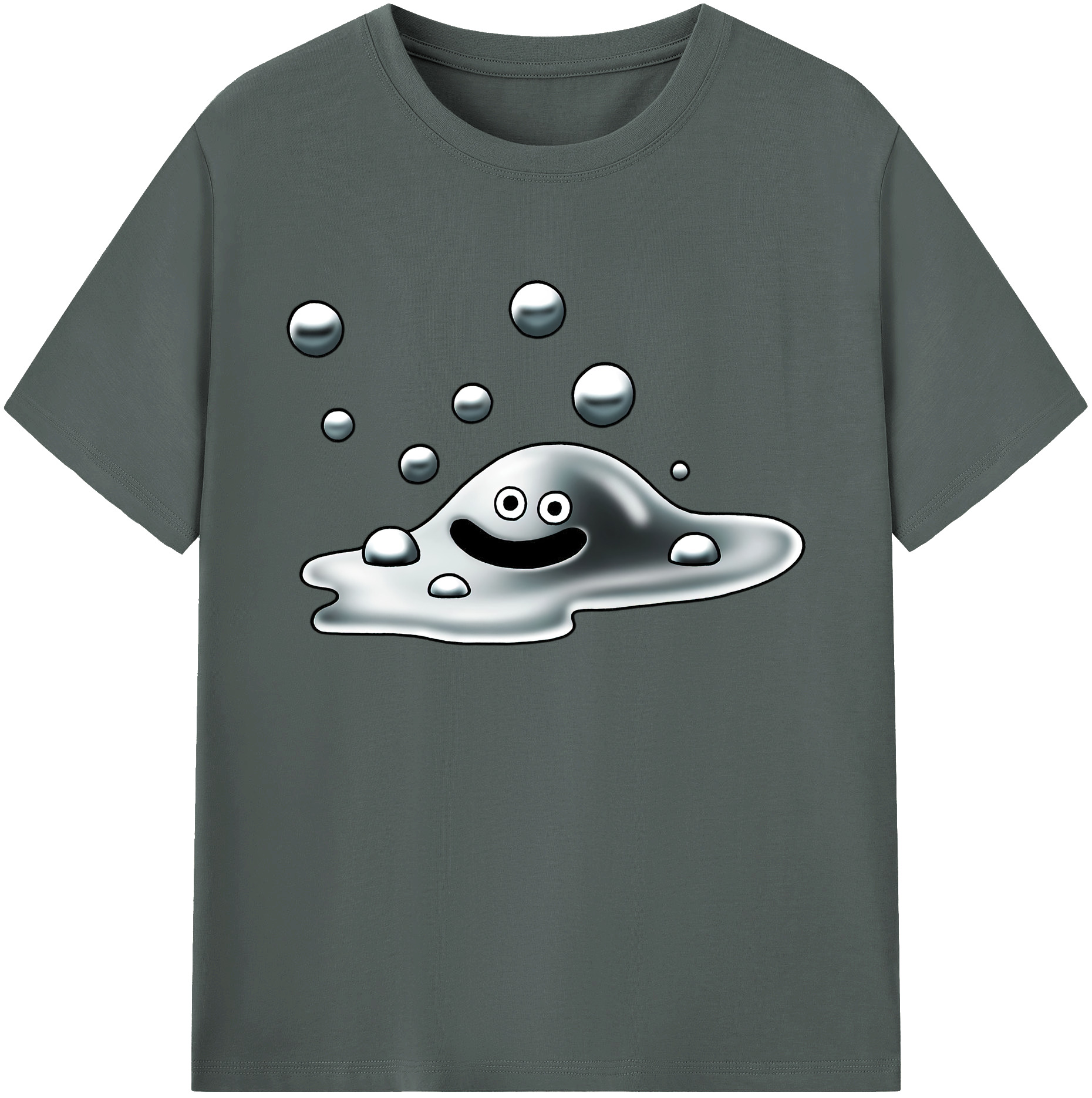 （画像用） ドラゴンクエスト Doragon Kuesuto Dragon Quest 綿100％ メンズ半袖Tシャツ｜肌触りやわらか＆通気性